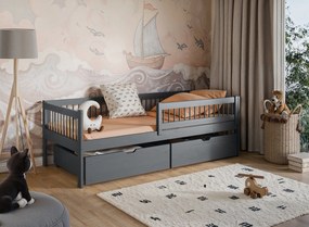 EDI 90x200 graphite children's bed Lano Furniture