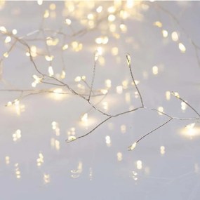 Χριστουγεννιάτικα Λαμπάκια Σειρά Cluster 480 Mini Led 600-08201 4,4m+ 5m IP44 Silver