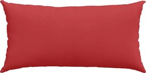 vidaXL Μαξιλάρι Καναπέ 2 pcs Κόκκινο 80 x 40 cm ύφασμα