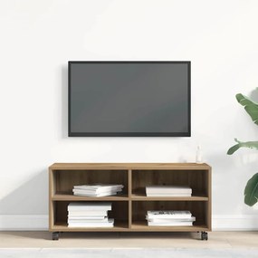 vidaXL Ντουλάπι TV 90 x 35 x 40.5 εκ Καφέ Επεξεργασμένο ξύλο