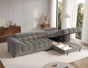 Γωνιακός καναπές Freyia-Gkri Skouro-Δεξιά