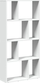 vidaXL Βιβλιοθήκη Λευκή 60x20x120,5 εκ. από Τεχνητό Ξύλο