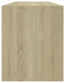vidaXL Έπιπλο Τηλεόρασης Sonoma Δρυς 130 x 35 x 50 εκ. από Μοριοσανίδα