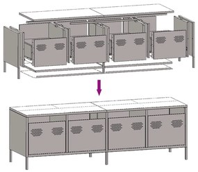 ΈΠΙΠΛΟ ΤΗΛΕΟΡΑΣΗΣ ΛΑΔΙ 135X39X43,5 ΕΚ. ΑΤΣΑΛΙ ΨΥΧΡΗΣ ΈΛΑΣΗΣ 851308