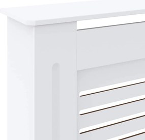 vidaXL Κάλυμμα Καλοριφέρ Λευκό 205 εκ. από MDF