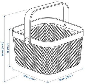 RISATORP καλάθι, 25x26x18 cm 205.886.88