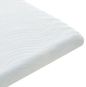 Ανώστρωμα Casmeriane λευκό ύφασμα-memory foam 90x190x5εκ