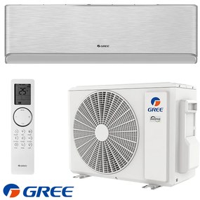 Inverter κλιματιστικό Gree Airy GWH24AVEXF-K6DNA1A - ασημί