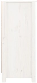 vidaXL Ντουλάπι Λευκό 40x35x80 εκ. από Μασίφ Ξύλο Πεύκου