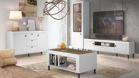 Μπουφές Mossa plus-Leuko - 138.00Χ40.00Χ84.00cm