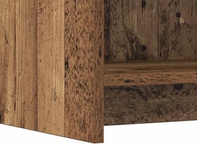 vidaXL Πλαϊνό γραφείο Παλαιωμένο ξύλο 75 x 36 x 80 εκ