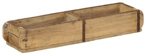 vidaXL Δίσκος με αποθήκευση Καφέ 60.5 x 15 x 9 εκ