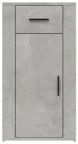 vidaXL Ντουλάπι Γραφείου Γκρι Σκυροδ. 40x49x75 εκ. Επεξεργασμένο Ξύλο