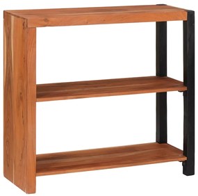 vidaXL Ράφι Βιβλίων Καφέ 80 x 30 x 75 εκ. Μασίφ ξύλο ακακίας