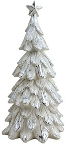 Χριστουγεννιάτικο Δεντράκι 26153 15,5cm White-Silver