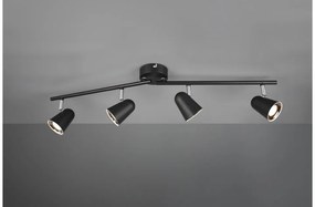 Σποτ Φωτιστικό Οροφής 4xLED 3,5W Κινητό Toulouse Trio Lighting-R82124132-Μαύρο R82124132