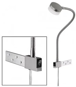 Απλίκα Lug LED Νίκελ ματ από Fischer Honsel-30880-Νίκελ Ματ 30880