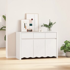 vidaXL Σύνθετο "DRAMMEN" Λευκό 114x43x75,5 εκ Ξύλο Πεύκου