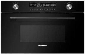 Heinner HMW-MDBI34CTBK Εντοιχιζόμενος Φούρνος Μικροκυμάτων με Grill 34lt Μαύρος