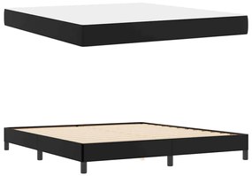 vidaXL Κρεβάτι Άλλο Μαύρο 180 x 200 cm Τεχνητό δέρμα