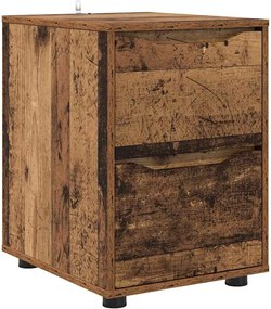 vidaXL Ντουλάπι αποθήκευσης Παλιό Ξύλο 40 x 48 x 57 εκ