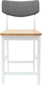 vidaXL Καρέκλες φαγητού 2 pcs Λευκό 48 x 49 x 95 εκ.