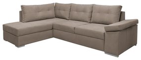 Corner Sofa with Storage Space New Angela Fylliana Left Corner Brown 270x180x80 cm