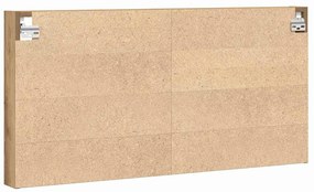 vidaXL Βιτρίνα Artisan Oak 100 x 8,5 x 50 cm Επεξεργασμένο ξύλο