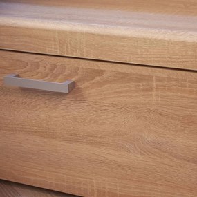 Σύνθεση Τηλεόρασης DAMIS Sonoma με MDF λεπτομέρειες 237.5x45x210εκ - TO-DAMISSET2 - TO-DAMISSET2