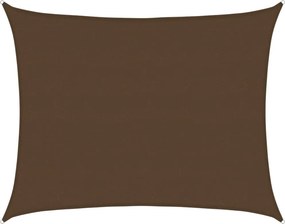 vidaXL Πανί Σκίασης Καφέ 6 x 8 μ. από HDPE 160 γρ/μ²
