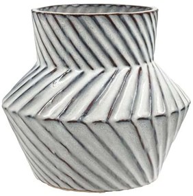 Βάζο Κεραμικό 003-125-122 20x18cm White-Grey Κεραμικό