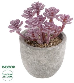 GloboStar® Artificial Garden SUCCULENT SEDUM 21017 Διακοσμητικό Φυτό Παχύφυτο Σέδο Υ10cm