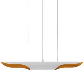 Φωτιστικό Οροφής - Ράγα Artica 01305 White-Gold GloboStar Metal