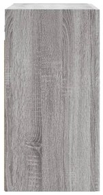 vidaXL Ντουλάπι Τοίχου Γκρι Sonoma 60x31x60 εκ. από Επεξεργασμένο Ξύλο