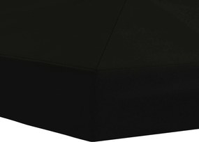 vidaXL Κάλυψη Σκηνής Γκαζebo 6 x 3 m Μαύρο Πολυεστέρας 190