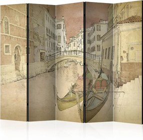 Διαχωριστικό με 5 τμήματα - Gondolas in Venice II [Room Dividers]