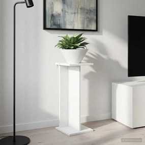 vidaXL Βάση φυτών Λευκός 25 x 25,5 x 60,5 εκ.