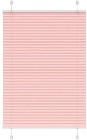 vidaXL Πλισέ περσίδα ροζ 90x150 cm Πλάτος υφάσματος 89,4 cm