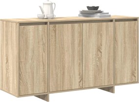 vidaXL Πλαϊνό γραφείο Δρύς Sonoma 135 x 41 x 75 εκ Επεξεργασμένο ξύλο