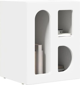 vidaXL Κομοδίνο 2 pcs Λευκό 40 x 35 x 50 εκ. Επεξεργασμένο ξύλο