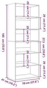 ΝΤΟΥΛΑΠΙ ΜΑΥΡΗ 70X41X185 ΕΚ. ΑΠΟ ΕΠΕΞΕΡΓΑΣΜΕΝΟ ΞΥΛΟ 3281688