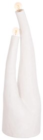 ΔΙΑΚΟΣΜΗΤΙΚΟ ΦΩΤΙΣΤΙΚΟ ΔΑΠΕΔΟΥ TUSKEN HM4702.02 FIBER CEMENT-ΛΕΥΚΟ 50x43x145Υεκ