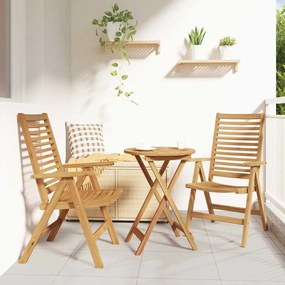 vidaXL Καρέκλες Κήπου Καφέ 52 x 64.5 x 108 εκ. Μασίφ ξύλο ακακίας