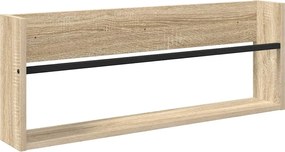 vidaXL Ράφι Περιοδικών Δρύς Sonoma 80 x 12 x 30 εκ Επεξεργασμένο ξύλο