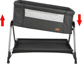 Λίκνο (0-6 Μηνών/Έως 9kg) Bebe Stars Pearl Graphite 845-186