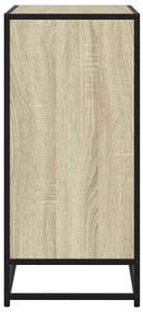 Sideboard Sonoma Oak 68x35x76cm Κατασκευασμένο ξύλο και μέταλλο - Καφέ