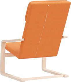vidaXL Πολυθρόνα Relax Σκούρο Κίτρινο Υφασμάτινη
