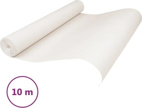 vidaXL 3D Στερεή Ταπετσαρία Ριγέ Ανοιχτό καφέ 10 x 0,53 μ