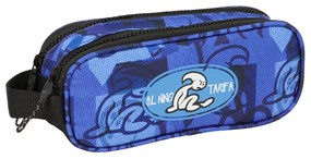 Διπλή Κασετίνα El Niño Roller Μπλε Μαύρο 21 x 8 x 6 cm