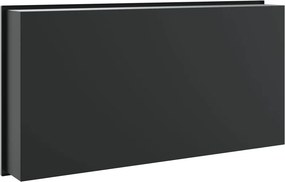 vidaXL Εσοχή Ντους Βουρστ. Μαύρο Ματ 62x32x9 εκ. Αν. Ατσάλι